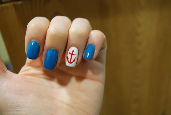 Anchor Toe Nail Designs