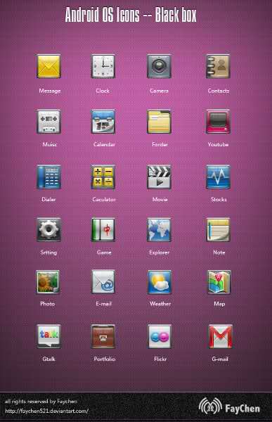 Android OS Icons