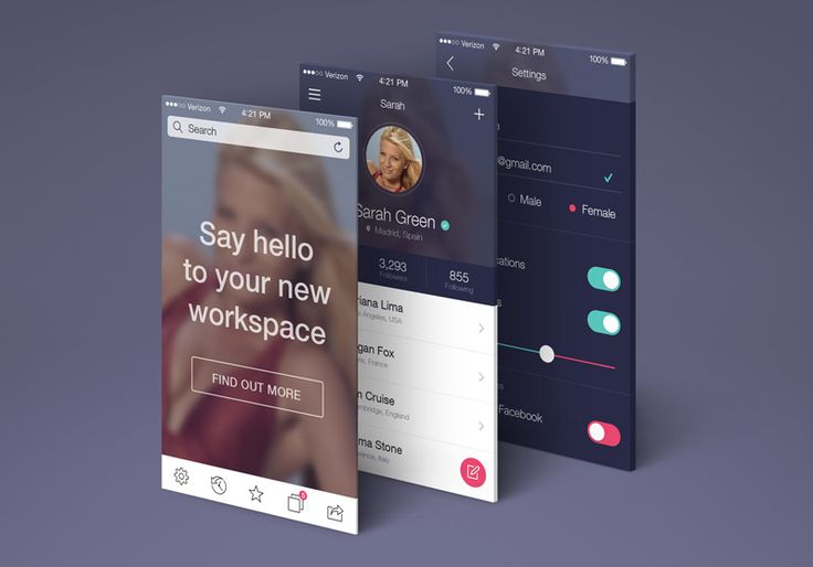 App MockupScreens