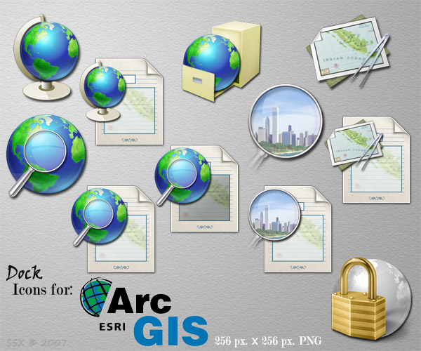 ArcGIS Geodatabase Icons