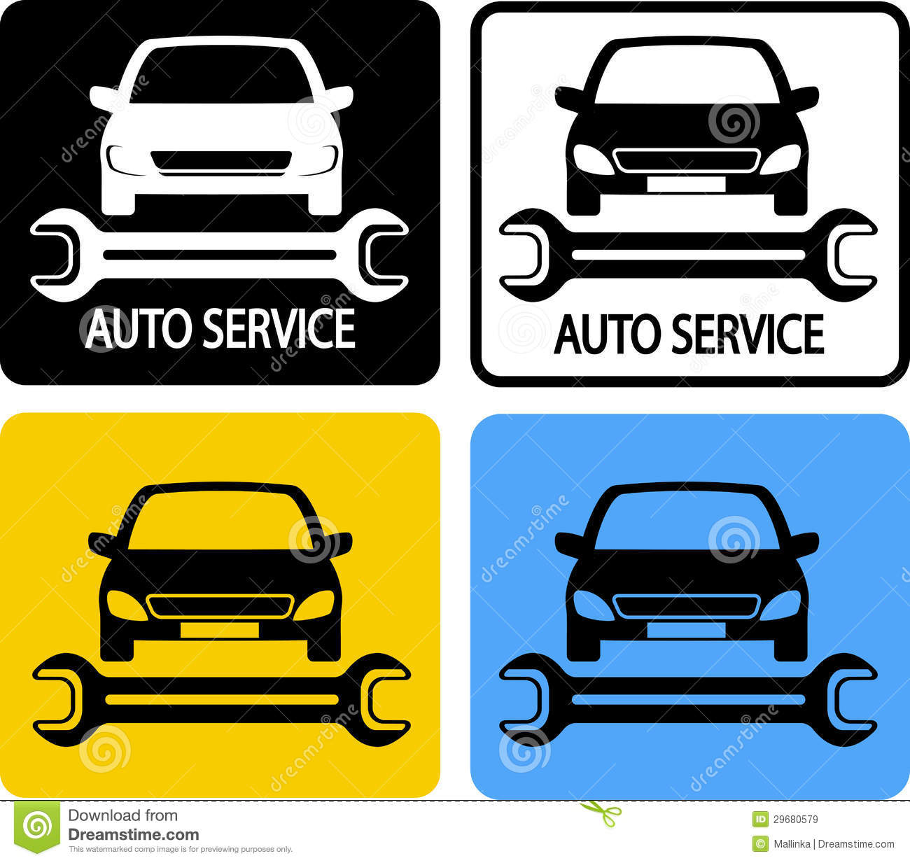 Auto Service Icons