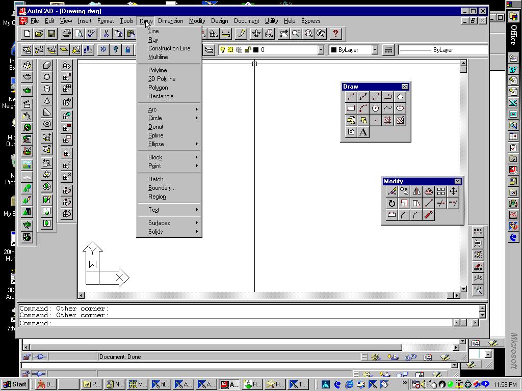 AutoCAD Drawing Commands