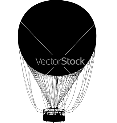 Balloons Vector Silhouette