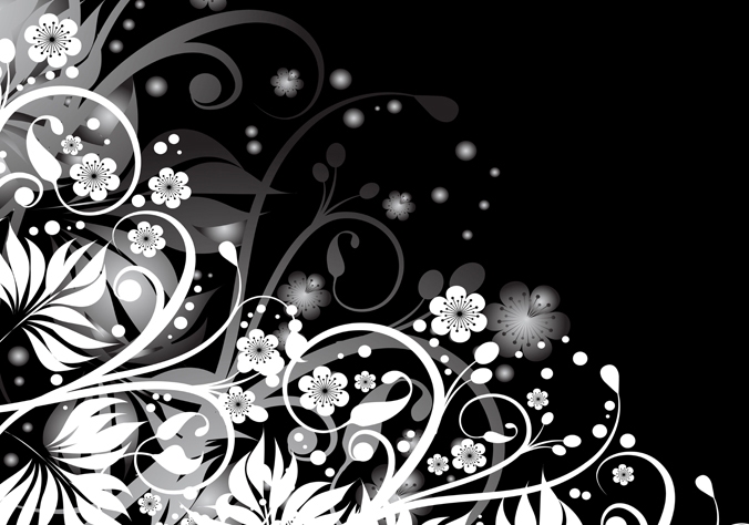 Black and White Abstract Designs
