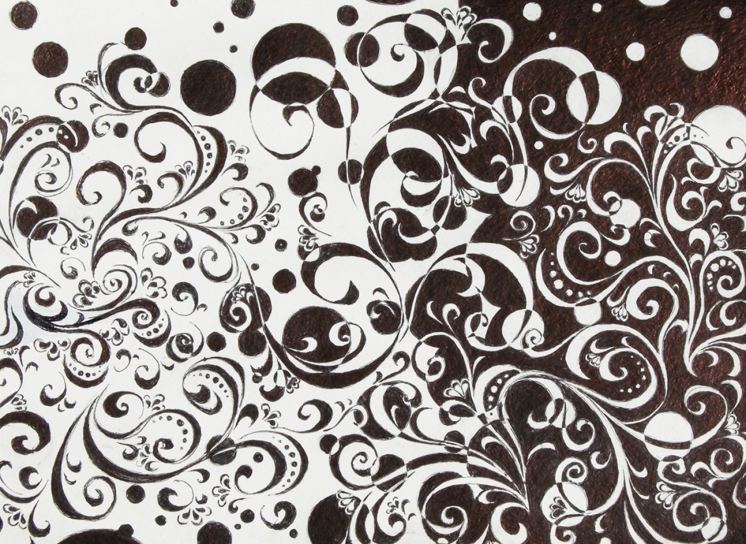 Black and White Art Designs Patterns