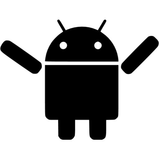 Black Android Icon