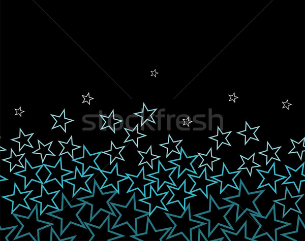 Black Star Background Vector