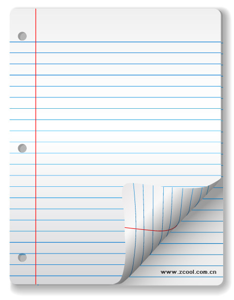 Blank Notebook Paper Template