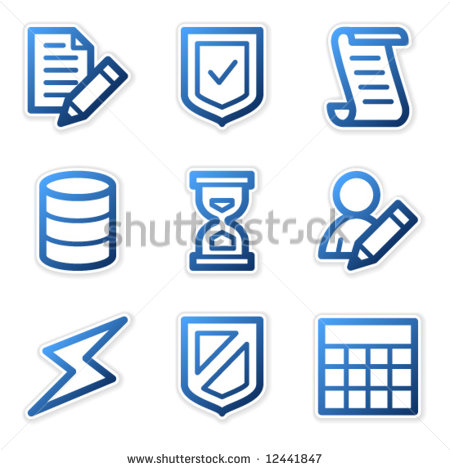 Blue Database Icon