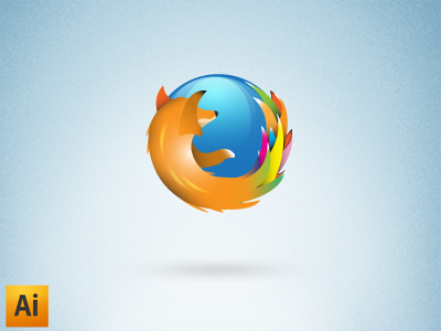 Blue Firefox Icon