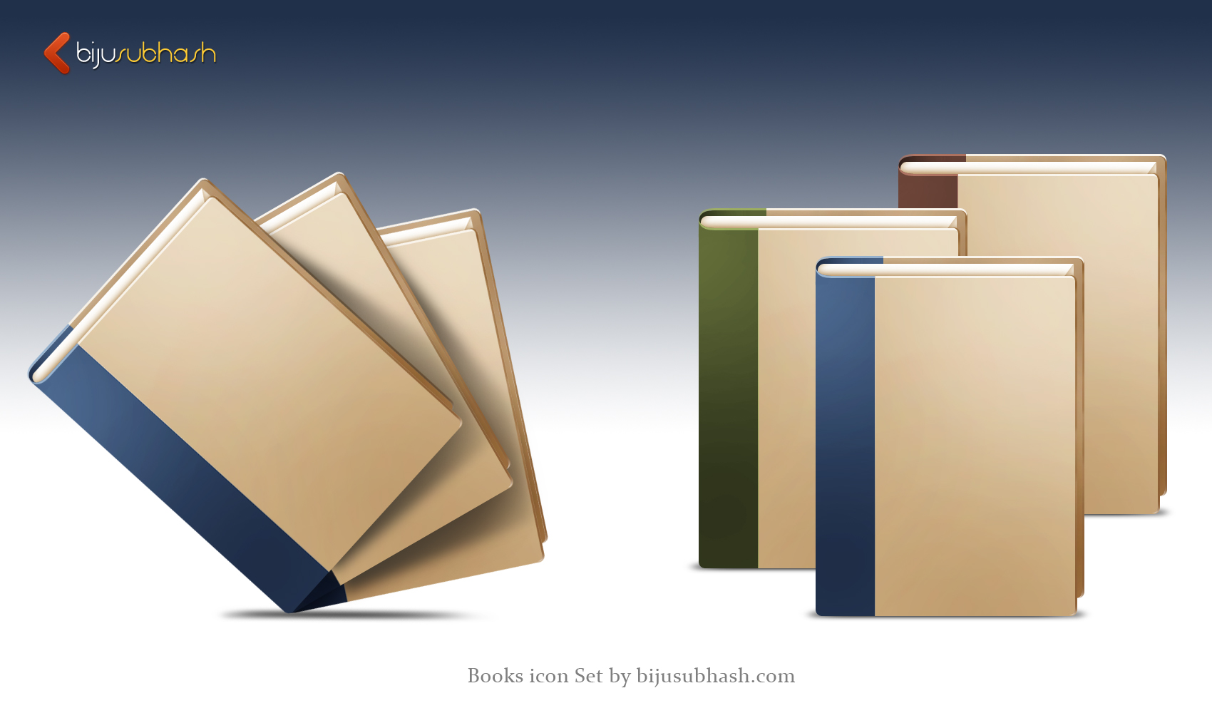 Books Icon Free Psd