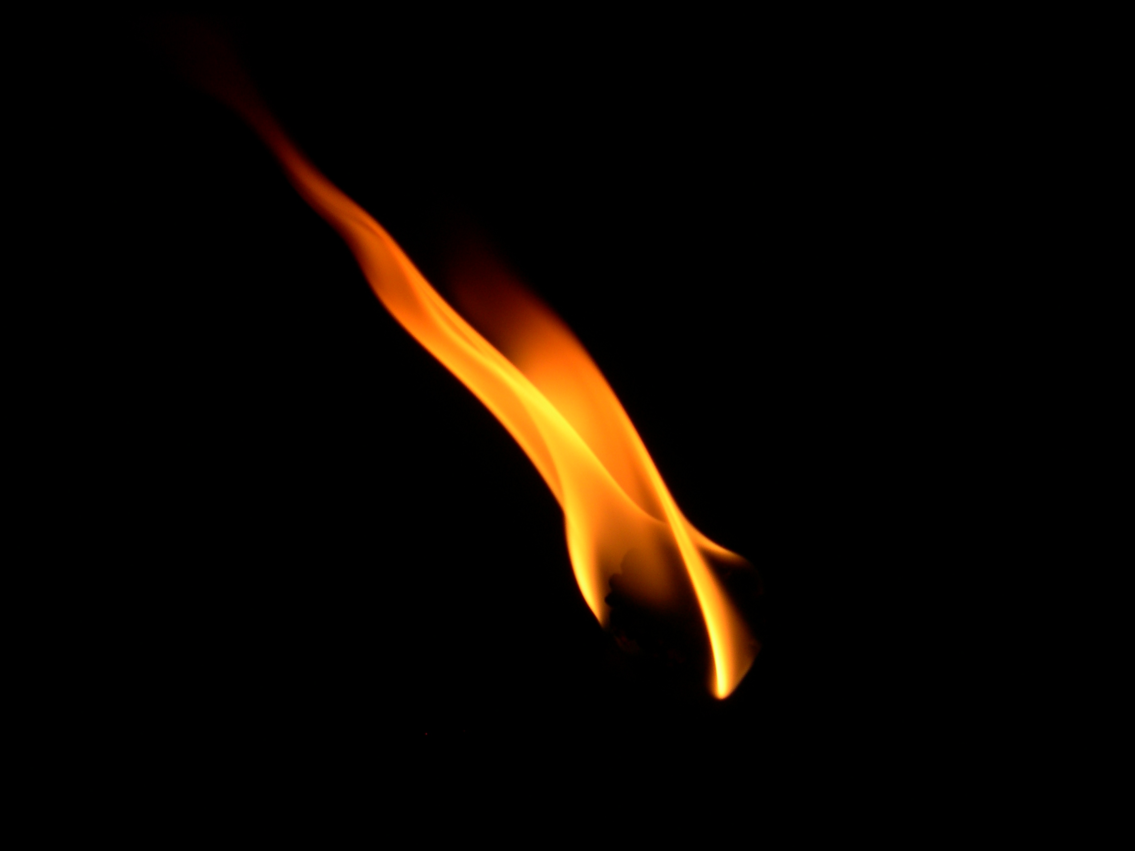 Burning Candle Flame
