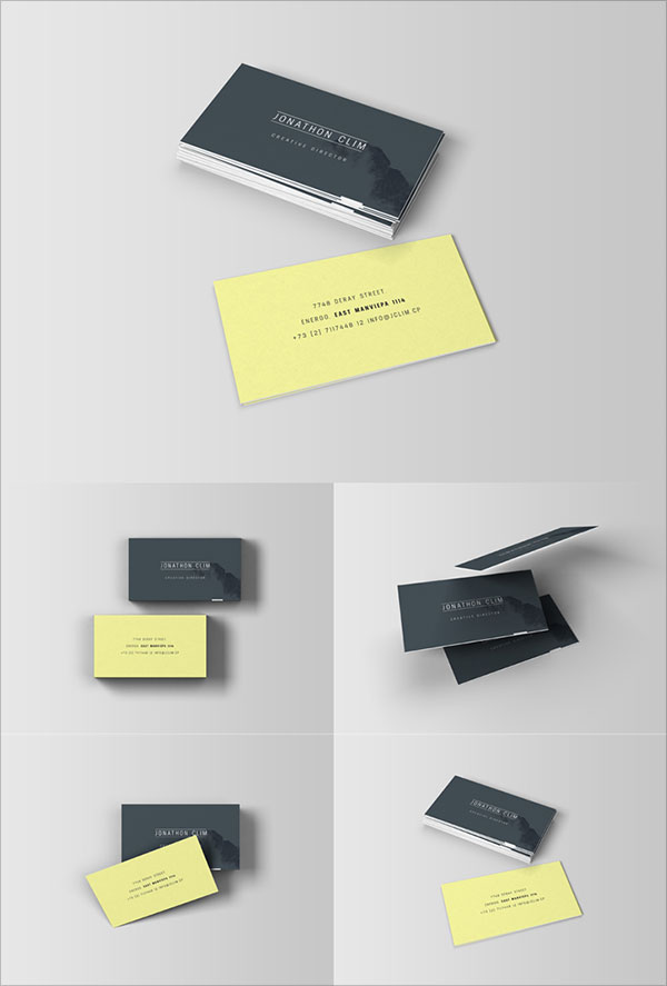 Business Card Mockup PSD File