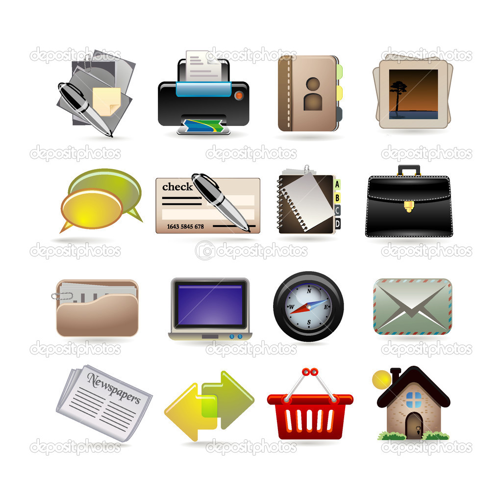 Business Icons Vector Set