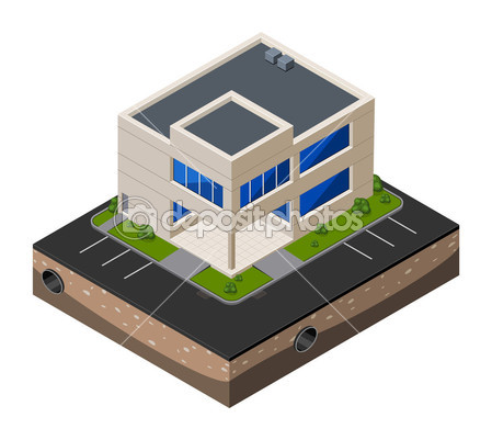 Business Office Building Icon Business Office Building Icon