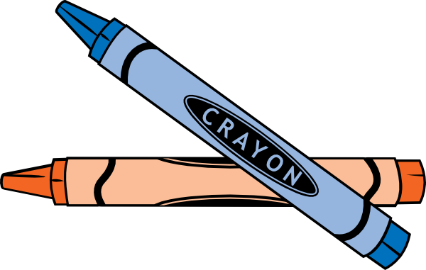 Cartoon Crayons Clip Art