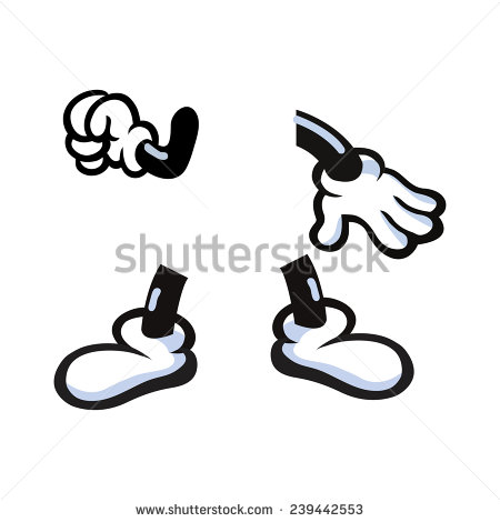 Cartoon Hands and Feet Clip Art Cartoon Hands and Feet Clip Art