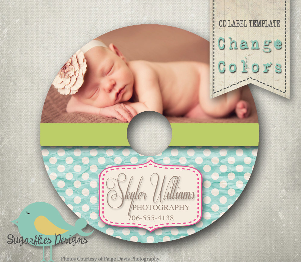 CD DVD Label Templates Photoshop