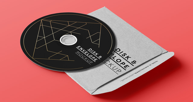 CD Mockup Psd Free