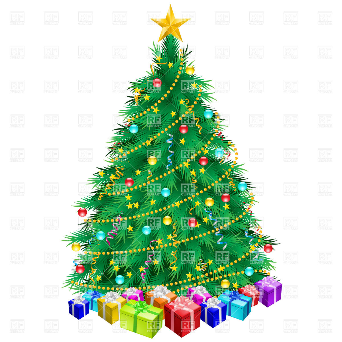 Christmas Tree Clip Art Free Download