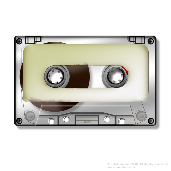 13 Cassette Tape PSD Images