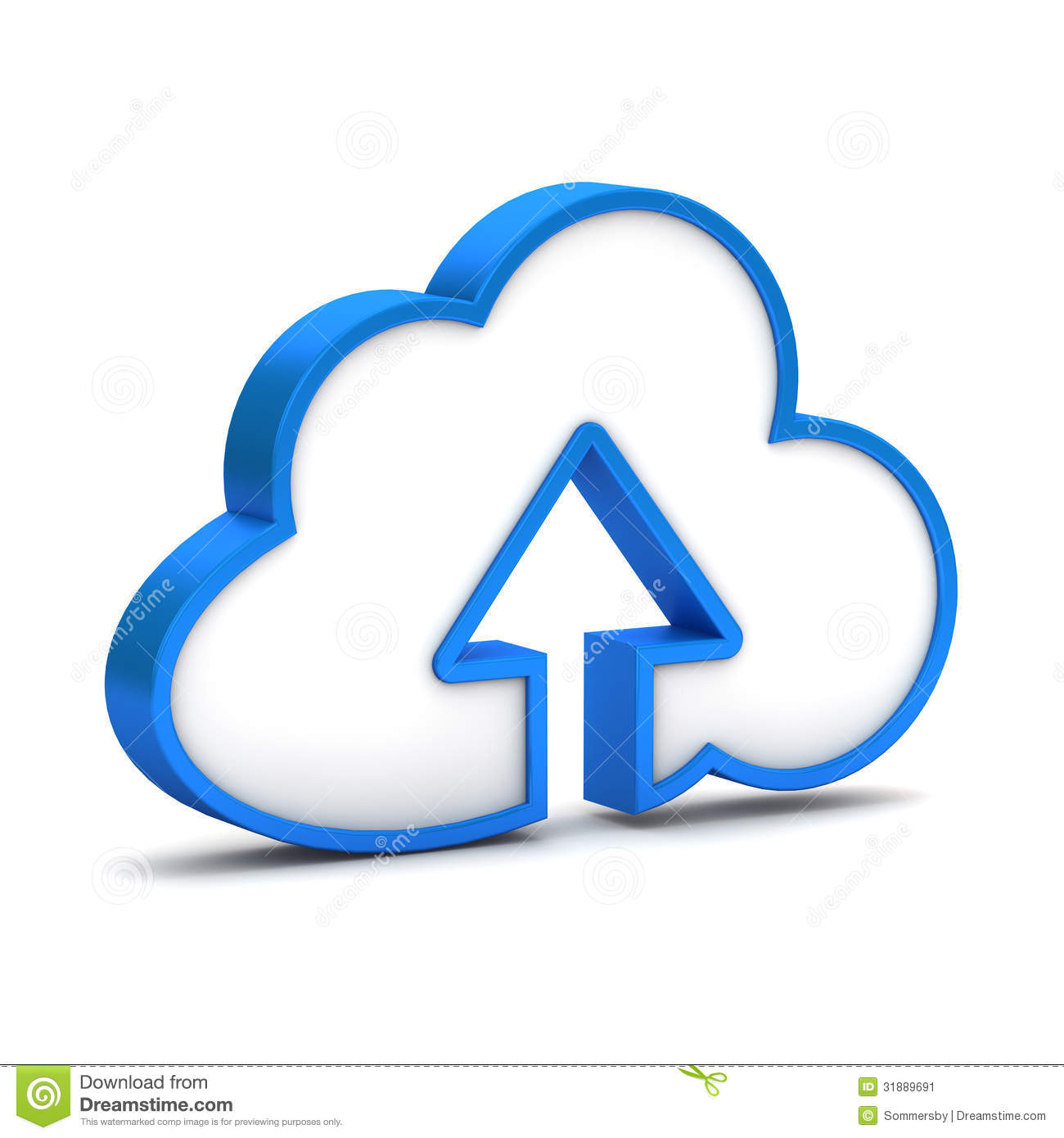 Cloud with Arrow Icon
