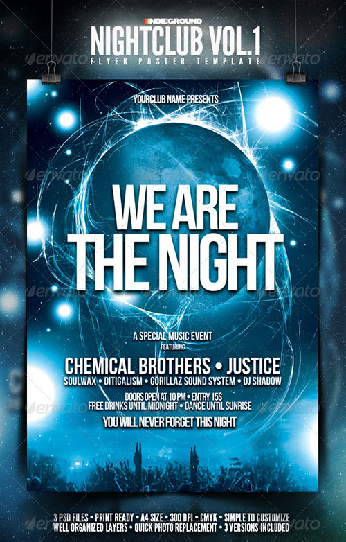 Club Party Flyer Templates Free