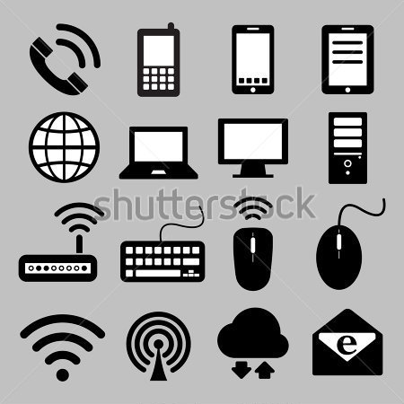 Computer and Mobile Device Icons Computer and Mobile Device Icons