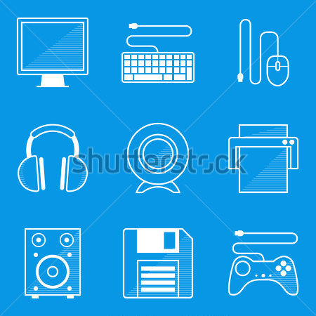 Computer Icon Blueprint Computer Icon Blueprint