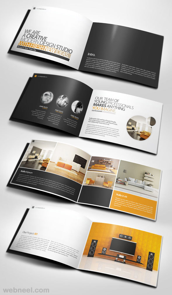 7 Corporate Brochure Design Inspiration Images