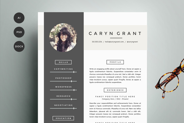 Creative Resume Templates 2015