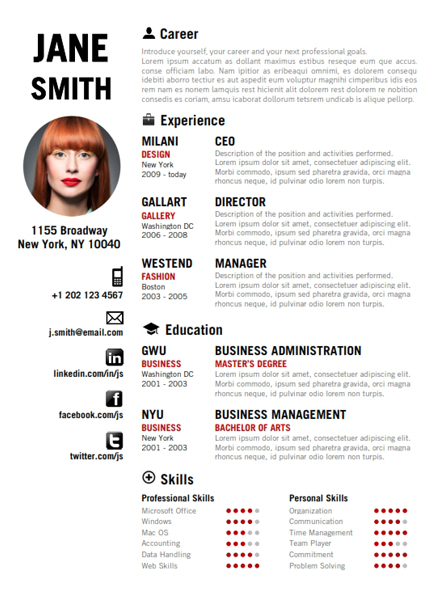 Creative Resume Templates