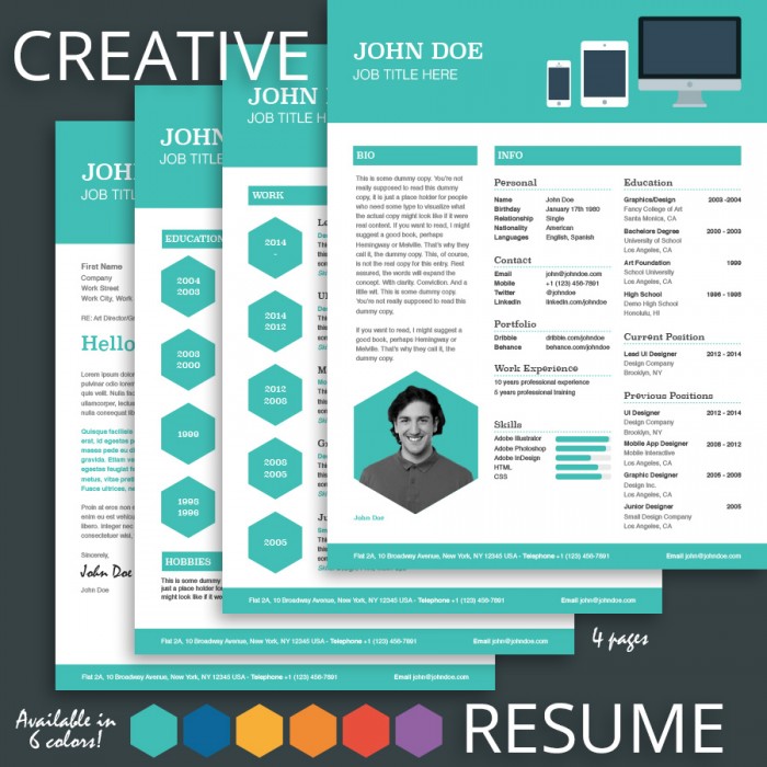 Creative Resume Templates