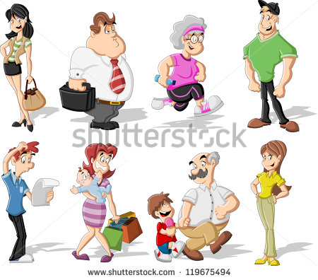 Cute Cartoon People Cute Cartoon People