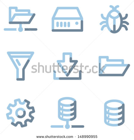 Database Server Icon Rack