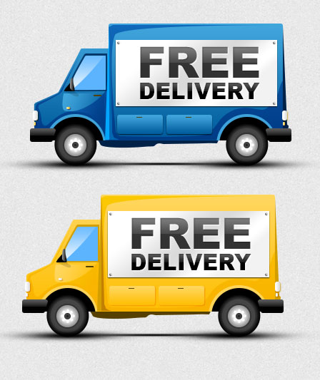 7 Delivery Truck Icon Images