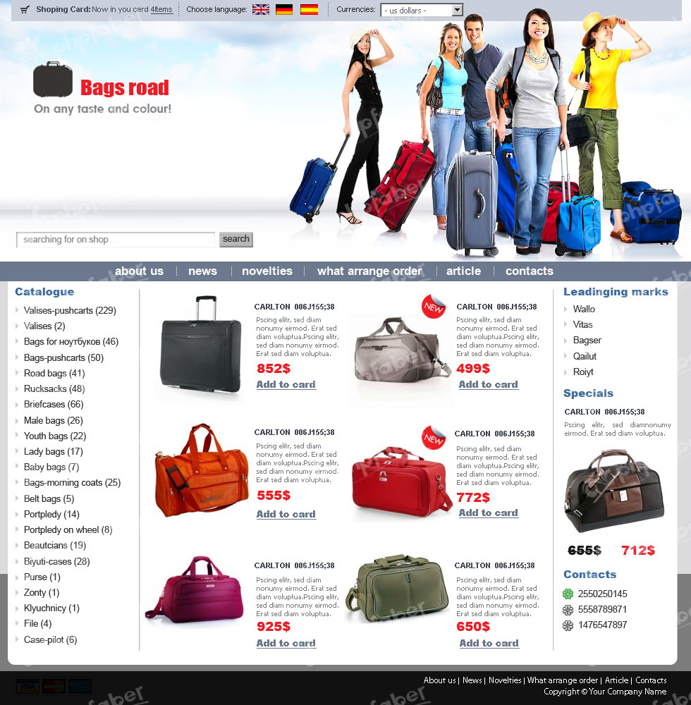 E-Commerce Website Templates