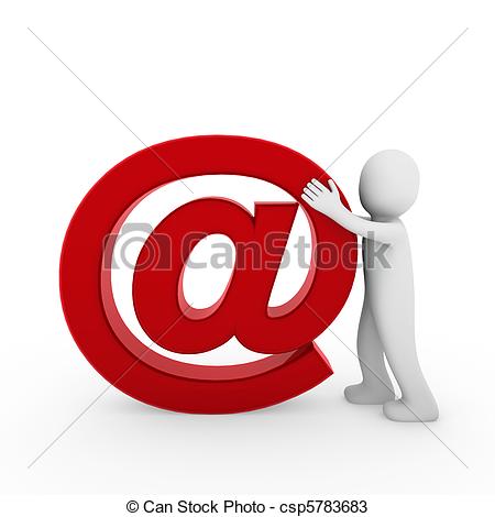 Email Symbol Clip Art Red Email Symbol Clip Art Red