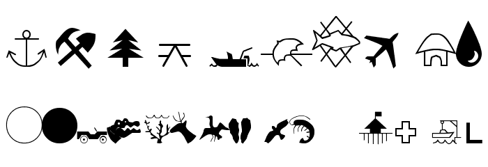 Esri Icon Font with Bicycle