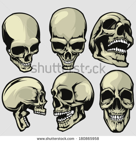 Evil Skull Vector Art
