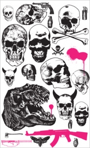 Evil Skull Vector Free