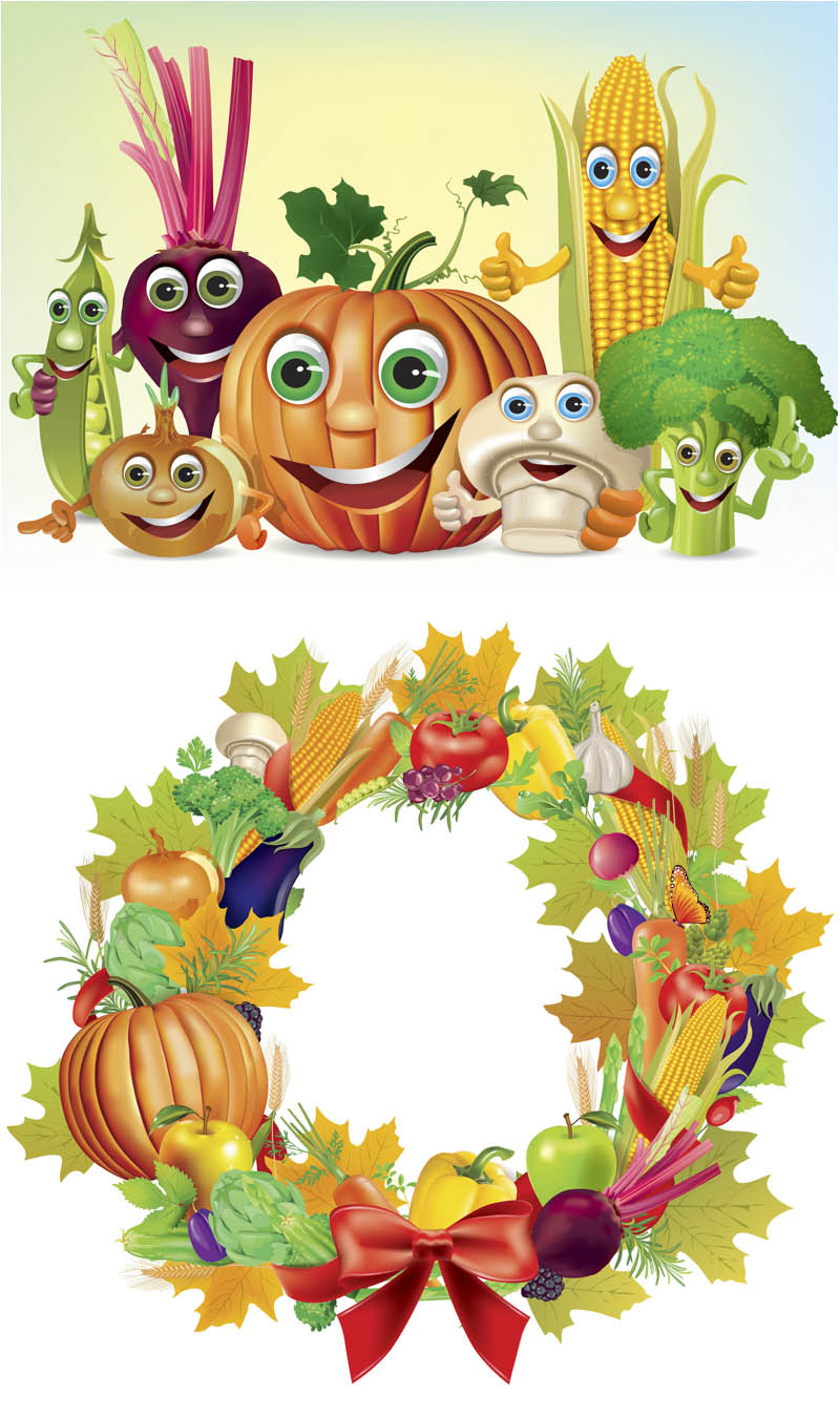 Fall Vegetables Clip Art Free