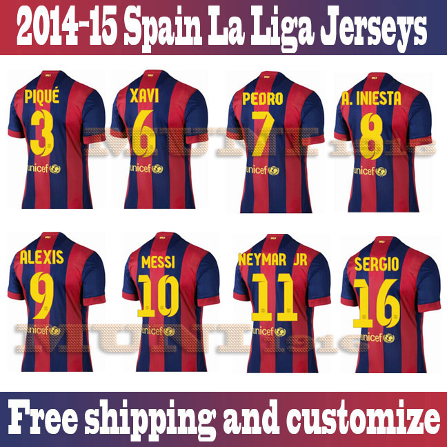 FC Barcelona Team Uniform 2015