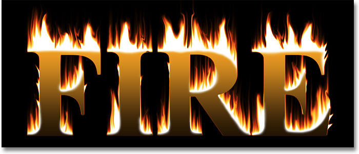 Fire Text Effect Photoshop