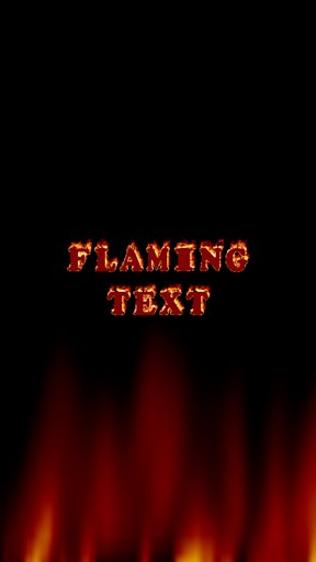Flaming Text Generator