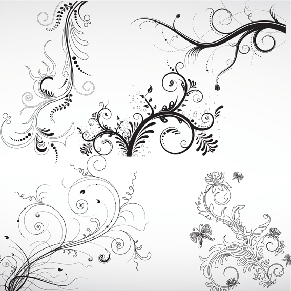 Floral Ornament Vector Free