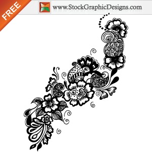 Floral Ornament Vector Free