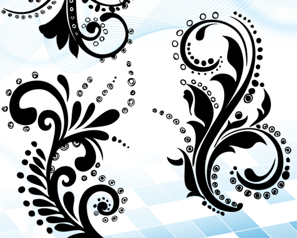 Floral Ornament Vector Illustration