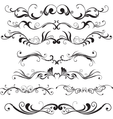 Floral Vector Design Elements Floral Vector Design Elements
