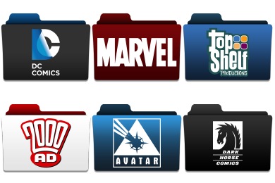 Folder Icon Comic Books Publishers